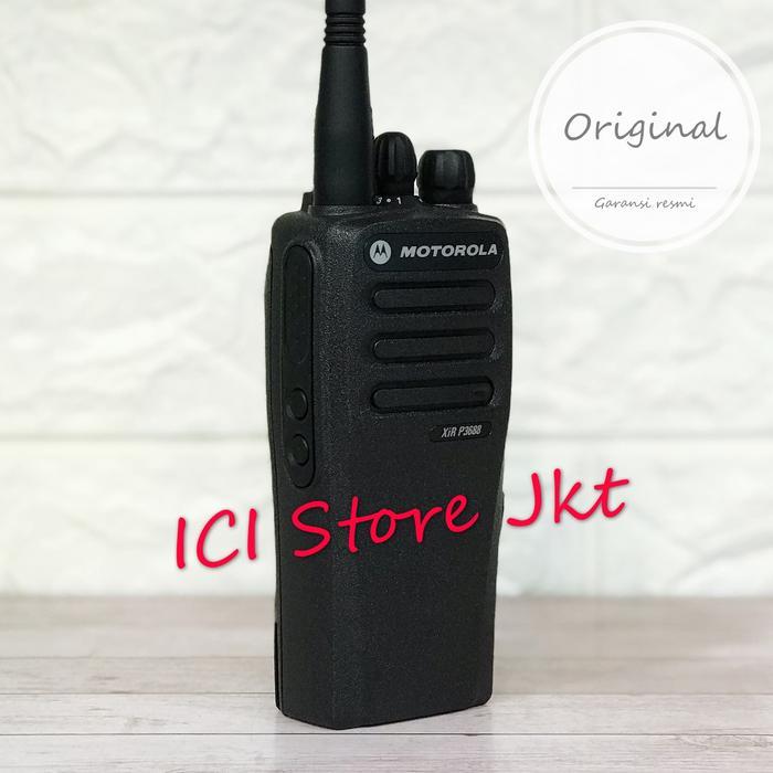 RADIO HT MOTOROLA XIR P3688 ANALOG / DIGITAL (ORIGINAL/GARANSI RESMI) WALKIE ANTENA