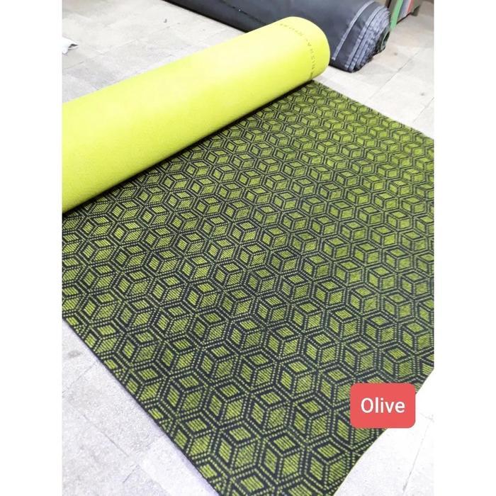 Karpet Bludru ADANA 4m x 2m Karpet Premium, Karpet Exhibition, Karpet Wool Motif