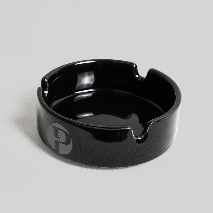 Asbak Keramik Glossy Grafir Ashtray Hitam Prodigo Basic