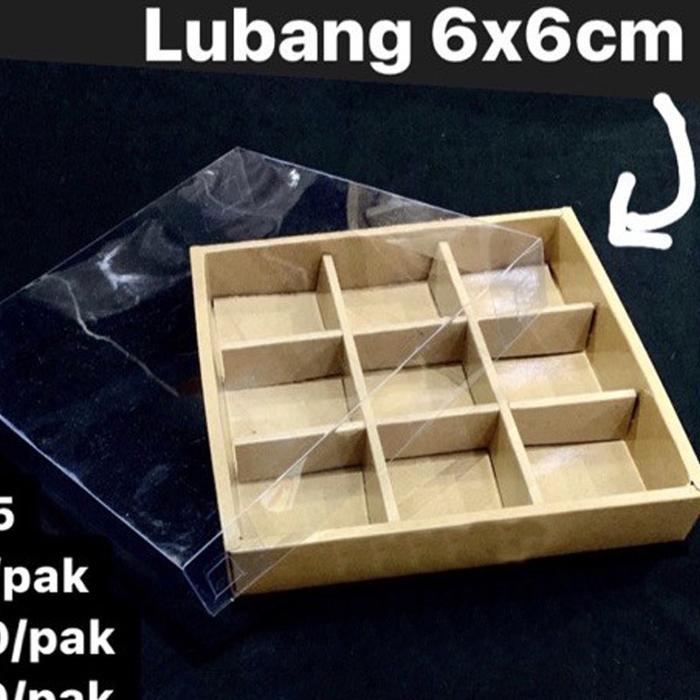 Stok Baru Box Kue Sekat Dus Nastar Sekat Dus Sekat 9 Kotak Kue Sekat Box Nastar