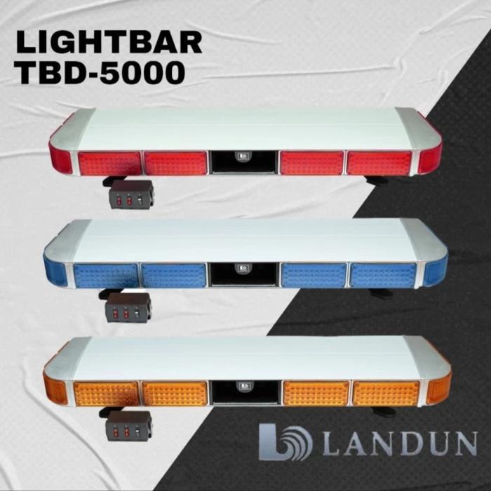 lampu strobo patwal light bar landun TBD-5000 komplit sirine CJB100DA - M23 Auto ACC