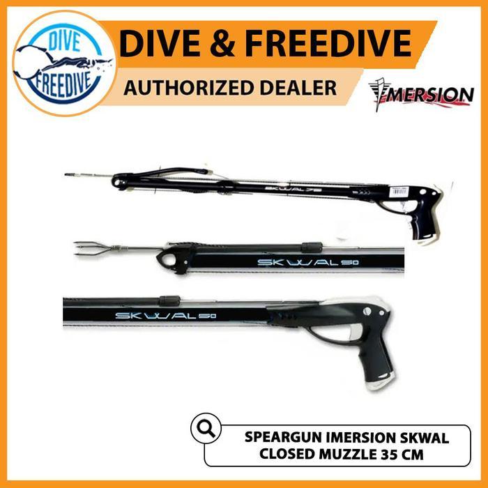 Speargun Imersion Skwal Closed Muzzle Panah Ikan 35cm Spearfishing