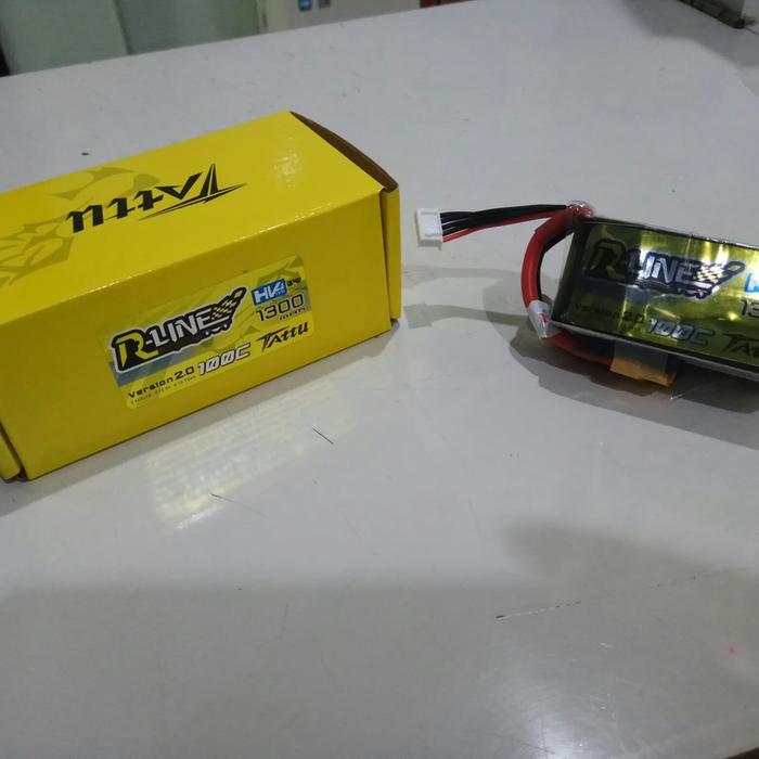 BATTERY LIPO BATERAI LIPO GENS ACE TATTU 1300MAH 14.8V 100C HV