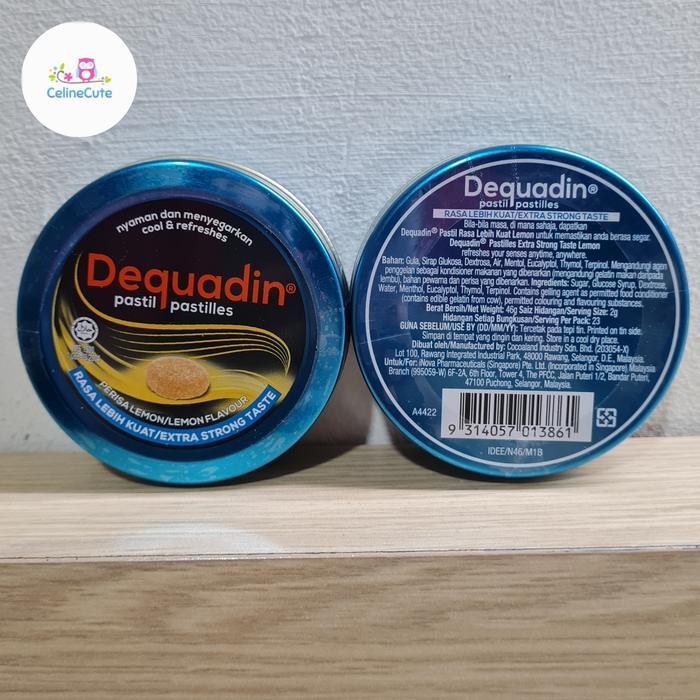 DEQUADIN PASTILLES - LEMON FLAVOUR - EXTRA STRONG TASTE ## SALE ED MAR - JUNE 2026##