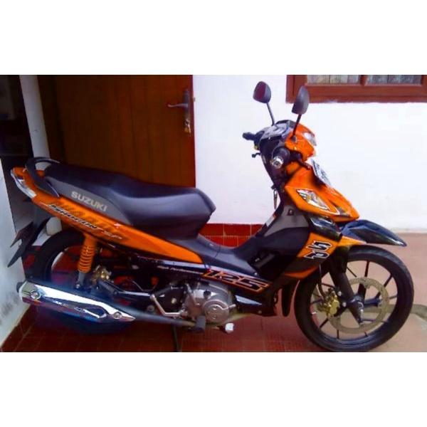 Sticker Striping Motor Suzuki Shogun Sp 125 2008 Orange