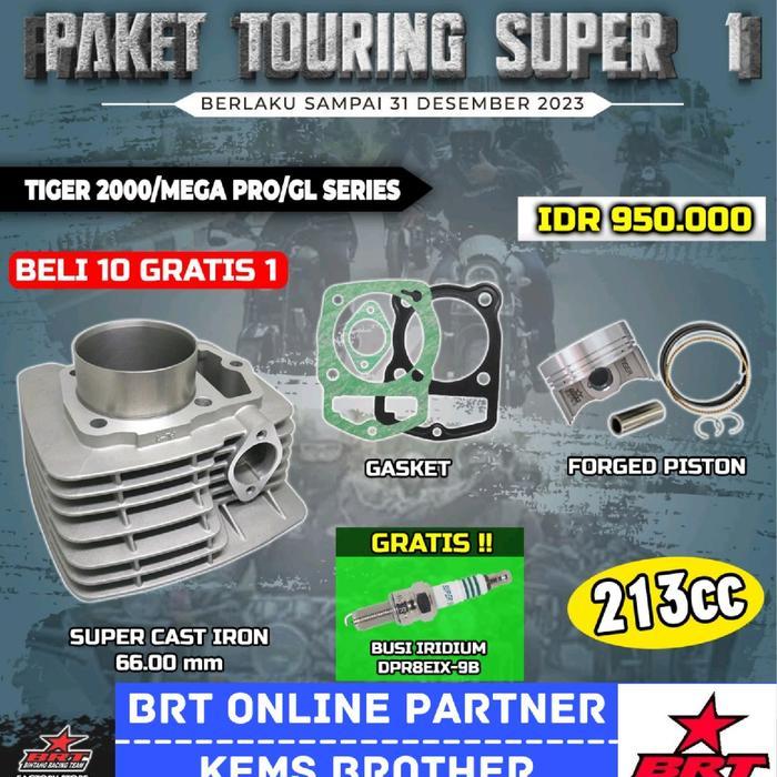 Blok Brt Tiger Casting Iron Piston 66 Free Busi Brt