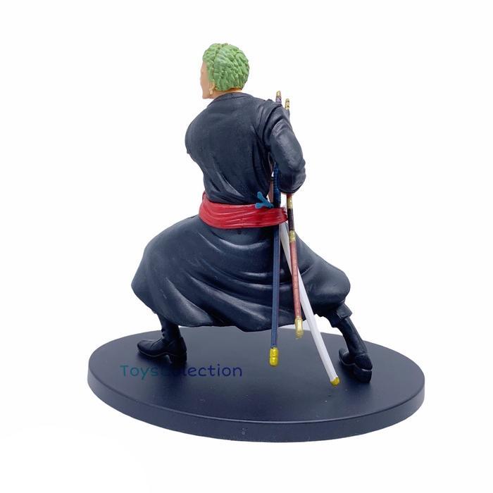 ACTION FIGURE ONE PIECE RORONOA ZORO WT100 VER. DFX THE GRANDLINE MEN MAINAN TOPPER CAKE PAJANGAN