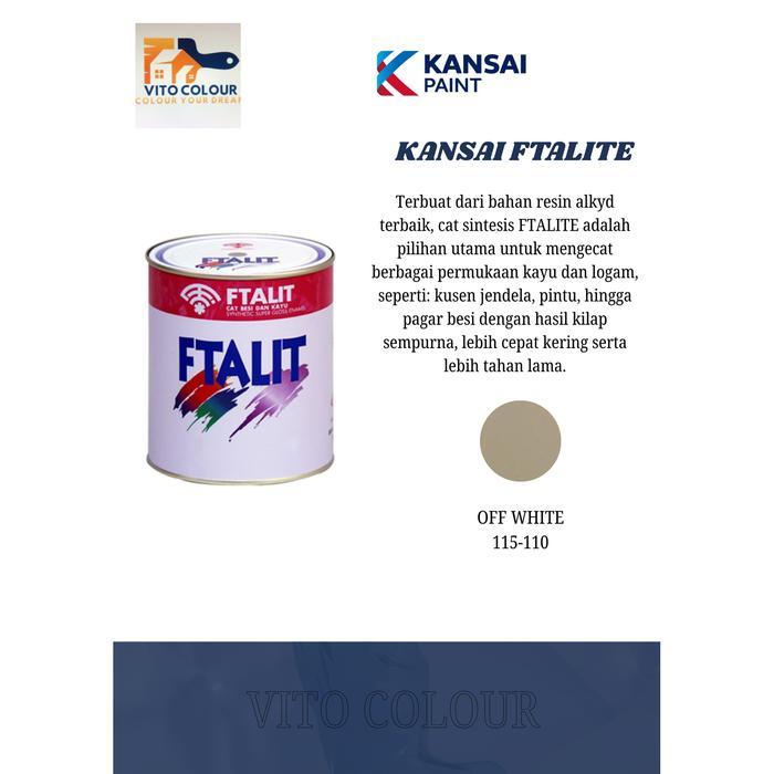 Cat Minyak Ftalit 110 Off White (1kg)