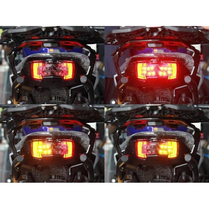 PROJECT ONE Stoplamp 3 in 1 Yamaha MT-09 '17-Up Original Taiwan Lampu Rem Belakang + Sein