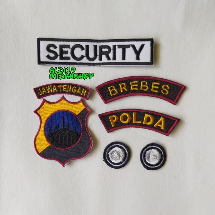 atribut satpam lengkap/ATRIBUT BET SECURITY POLDA JAWA TENGAH