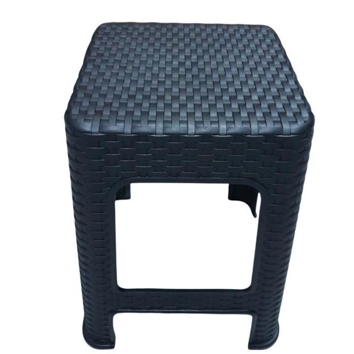 BANGKU PLASTIK HITAM/KURSI PLASTIK TABITHA HITAM