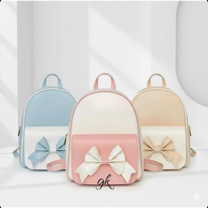 Hody Bag - Tas Ransel Wanita Zeva Tas Sekolah Mini Fashion Korean Stylish Backpack Cewek Tas Gendong