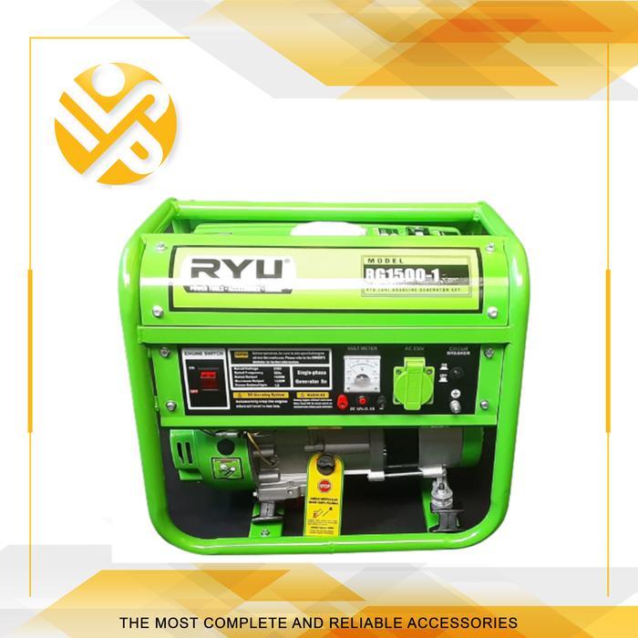 RYU Mesin Genset 1000 Watt RG 1500 - 1 / Gasoline Generator Set