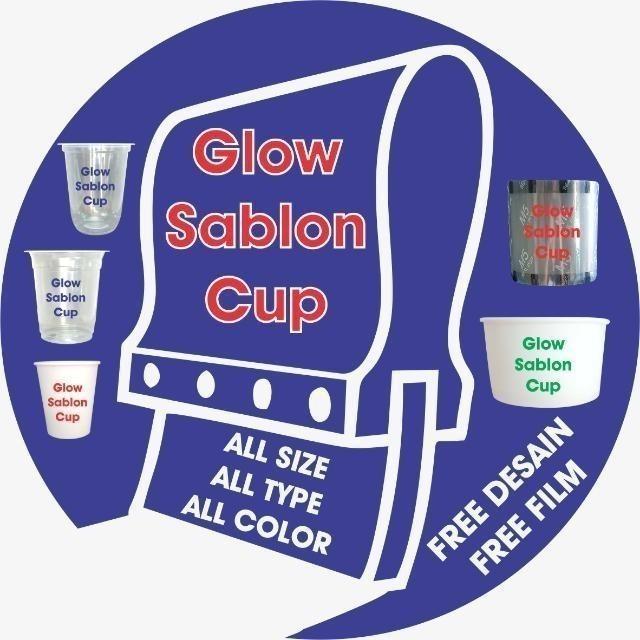 Hot Sale Jasa Sablon Gelas Cup Plastik Pp / Pp Inject / Pet / 2 Warna Dll