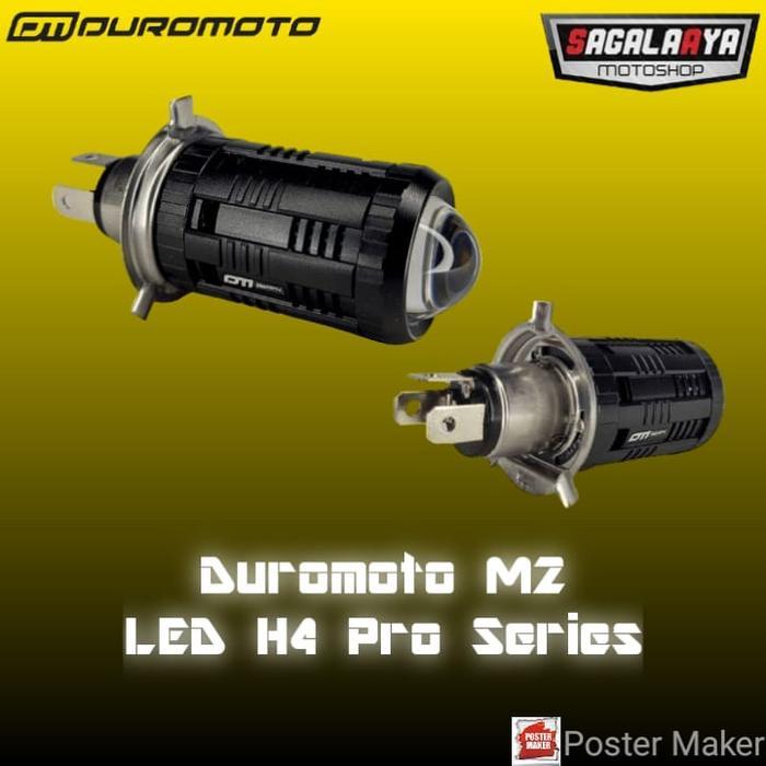 Duromoto M2 Led H4 Hs1 Soket Lampu H4 Motor Mobil