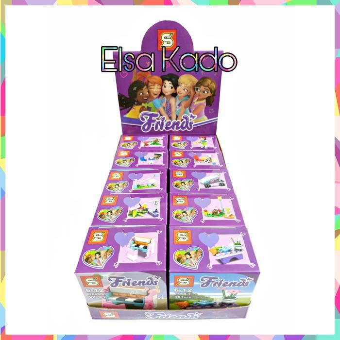Mainan Friends Minifigure Brick Dlp 9062 Set 8 Diskon 0326