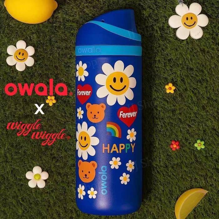 Owala X Wiggle Wiggle Edisi Kolaborasi Terbatas - Freesip Stainless Steel Tumbler 24Oz / 32Oz