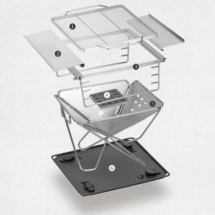 GRILL / BBQ / FIRE PIT KAYU BAKAR CAMPING OUTDOOR NATUREHIKE NH20PJ121