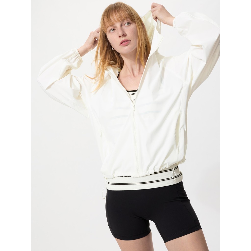 Uniqlo Jaket Parka Saku Proteksi Sinar UV