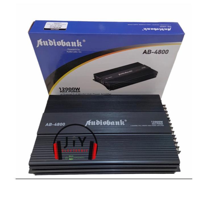 Power Amplifier Mobil 4 channel Audiobank AB-4800 AB 4800
