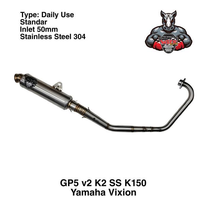 KNALPOT WRX GP5 V2 SS K175 SE VIXION