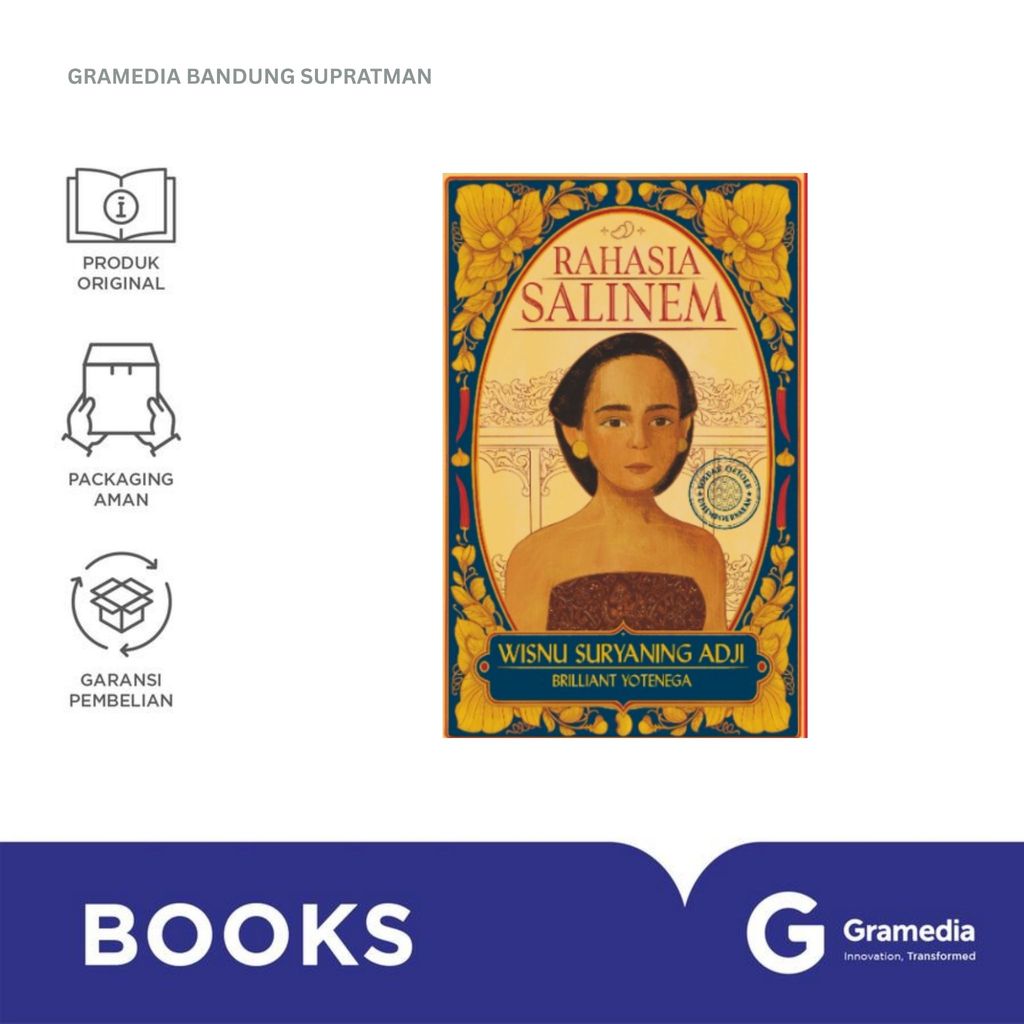 Gramedia Bandung Supratman | Buku Novel RAHASIA SALINEM | Buku Novel Original Gramedia