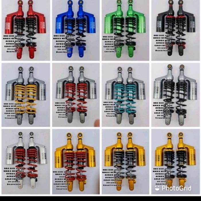 Shock Breaker Blk Dbs 711 Premium G-Series Cnc Y New Aerox 155 Uk305Mm