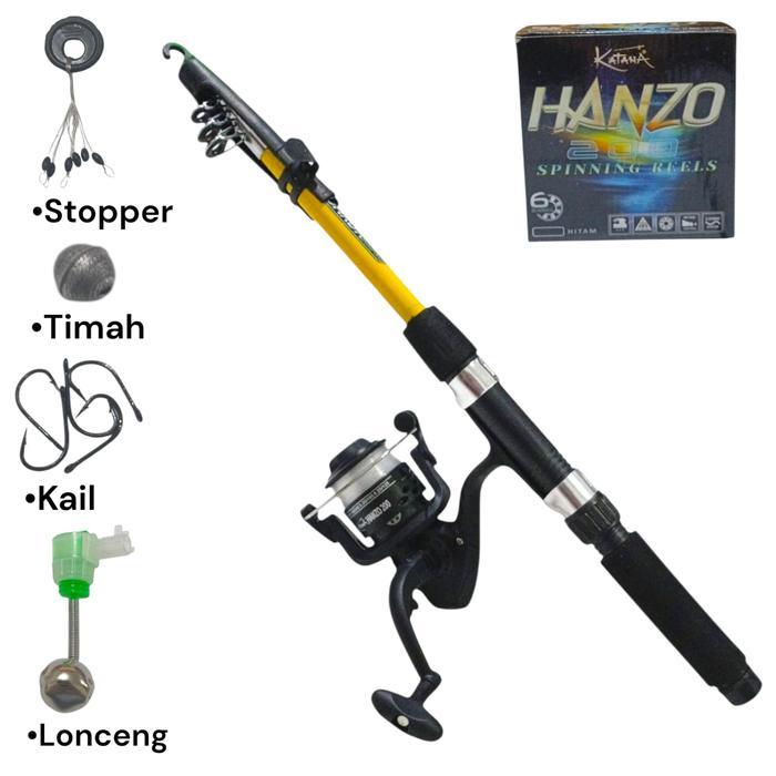 Maguro Fishing - Set Pancing Kolam (Siap Pakai) Joran Reel