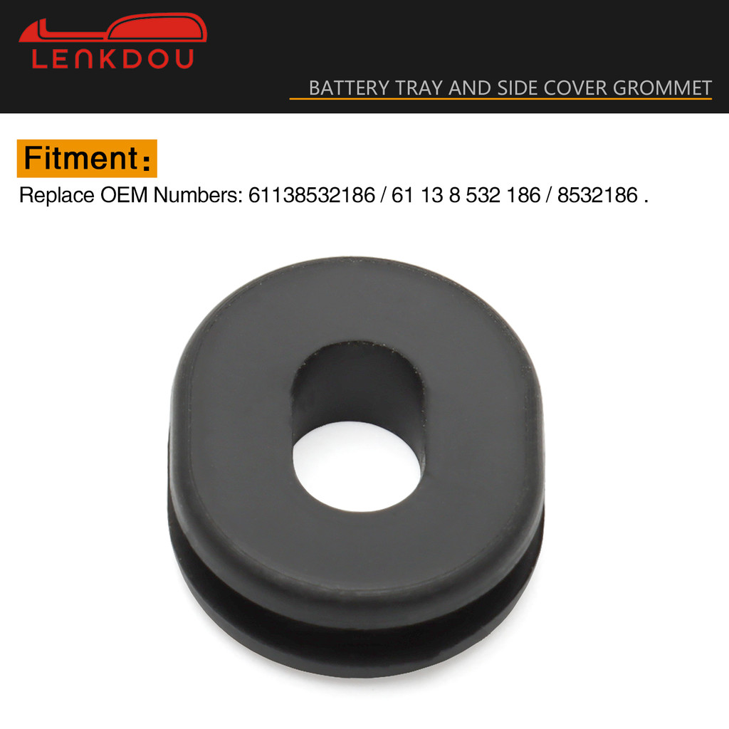 Rubber Battery Tray Side Cover Grommet Battery Tray For Bmw R1200Gs R1200Gs Adventure R1250Gs