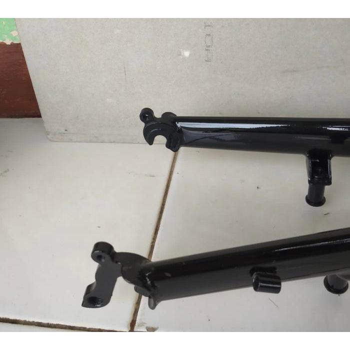 Frame Sepeda Lipat Fnhon Gust Ubrake Frame Only Black Gold