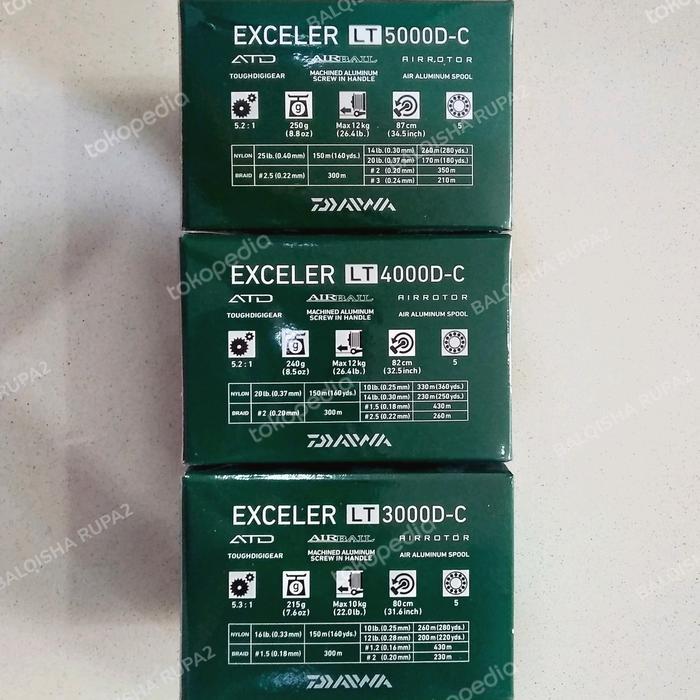 Reel Daiwa Exceler Lt #Garansiresmi