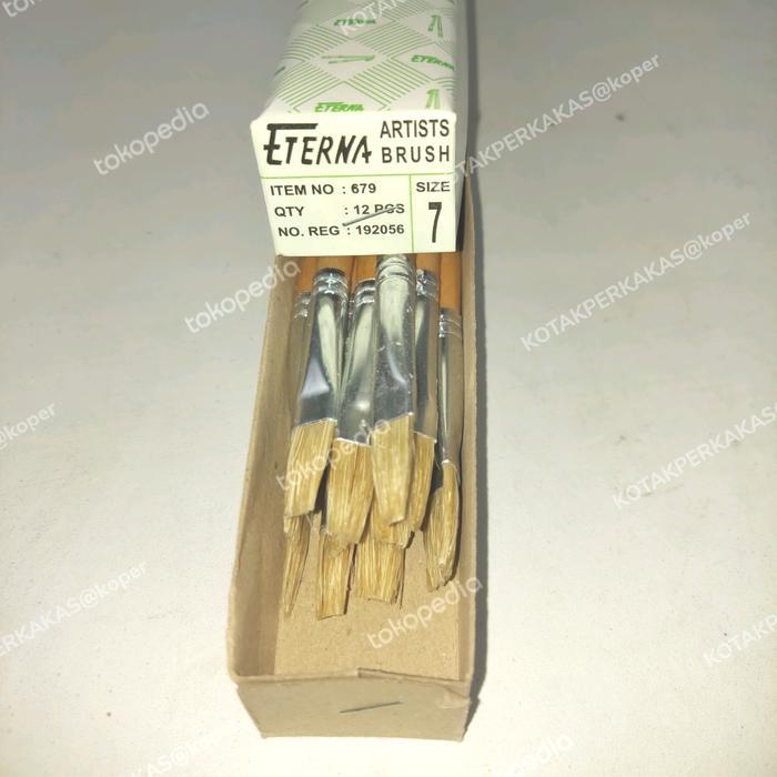 Kuas Lukis ETERNA nomor 7 per 1 lusin