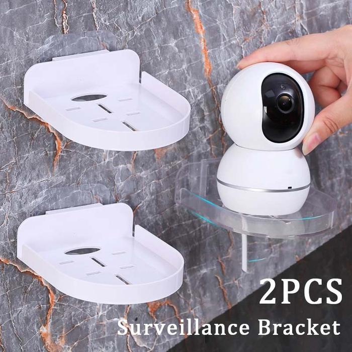 BERGARANSI 2pcs Bracket Cctv Bardi Dudukan Cctv Dinding Bracket Cctv Universal Stand Cctv Tempel