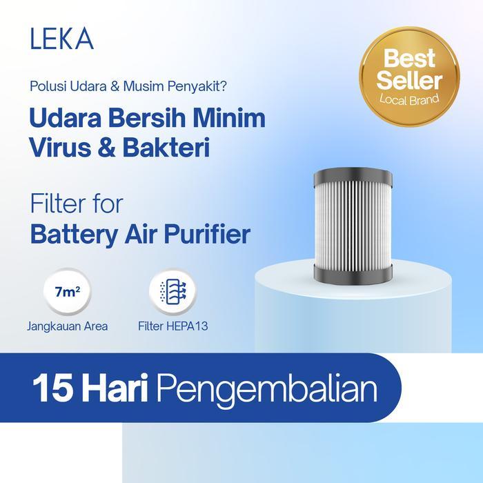 Leka - Ap7707 Battery Air Purifier - Replacement Filter Hepa13
