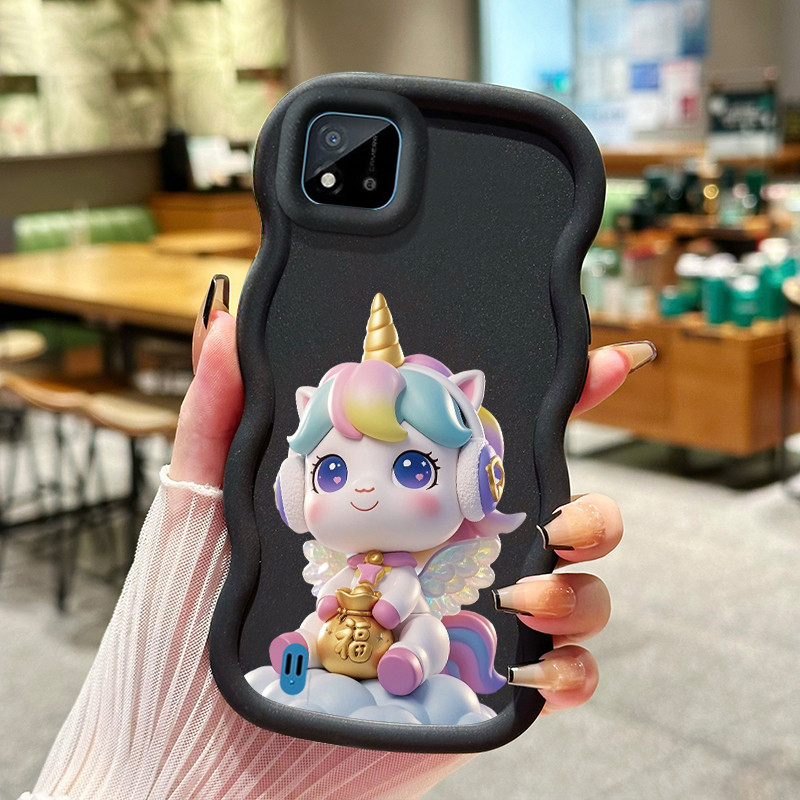 Casing Hp Untuk Realme C20 C20A C11 2021 Case unicorn Cesing Silikon Kesing Protective Cool Crossing