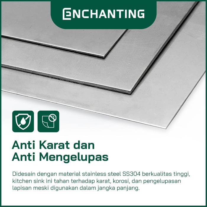 Kitchen Sink Dapur / Bak Cuci Piring Europe Enchanting E1059