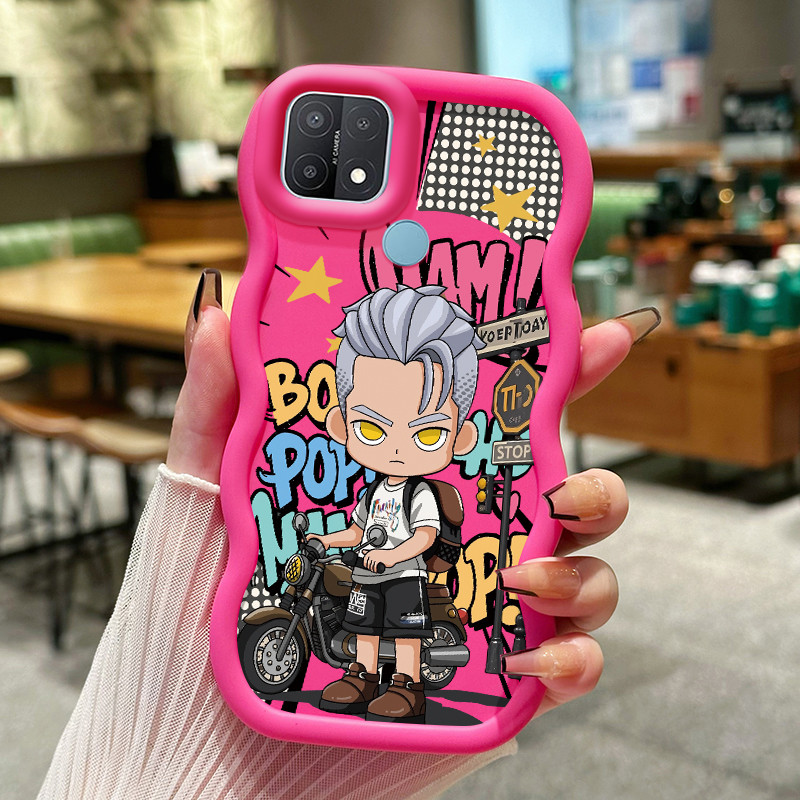 Casing Untuk OPPO A15 A15s A35 4G Case Casing Anime locomotif anak laki-laki pola HP Cesing lunak Si