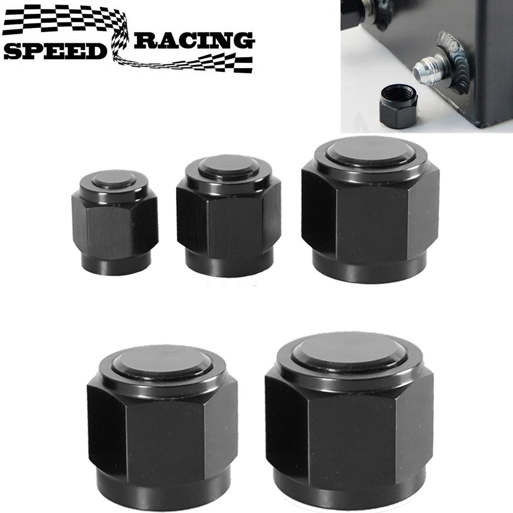 1Pc An4 An6 An8 An10 An12 Adapter Female Flare End Cap Plug Tube Fitting Hex Head Port Fitting