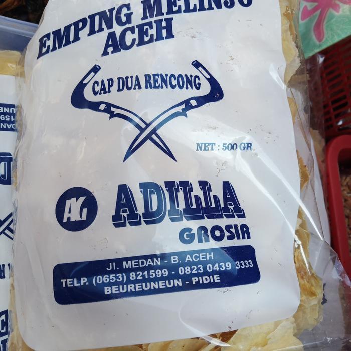 emping melinjo aceh cap dua rencong 500gram