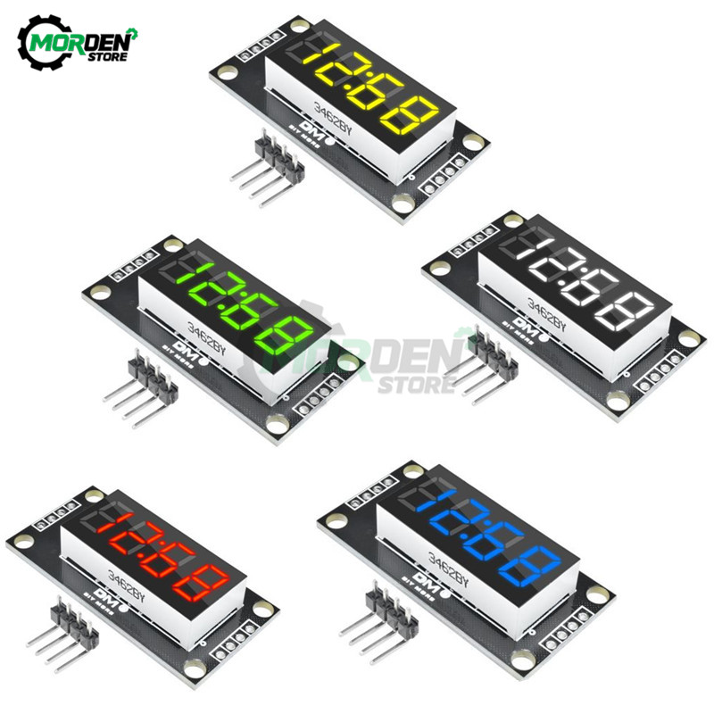 PROMO   0.36Inch TM1637 4-Digit Digital LED Display Module For Arduino I/O 7 Segment Clock Red Green