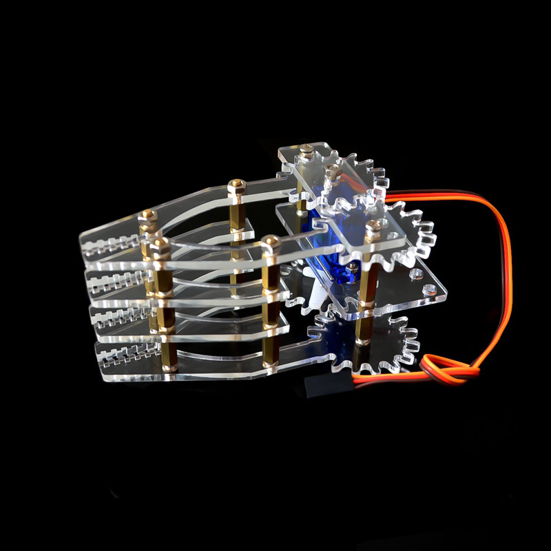 Acrylic robot Claw Manipulator Arm SG90 servos smart gripper for arduino SNM200 (without SG90)