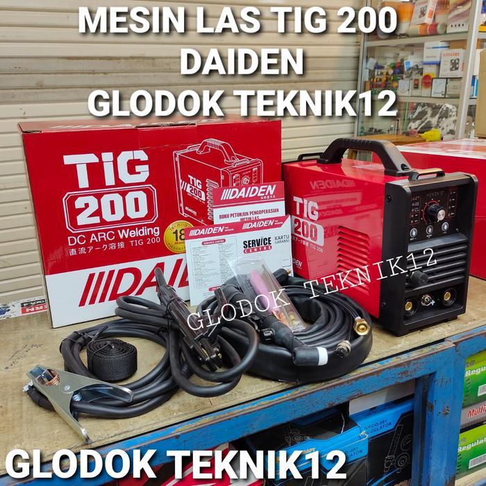 MESIN LAS DAIDEN TIG 200 PLUSE TIGI 200 DAIDEN INVERTER TIG 200 DAIDEN