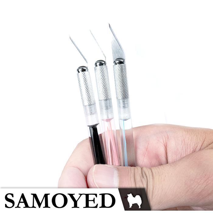 Pisau Seni / Ukir / Pen-Type Precision Art / Craft / Hobby Knife / Cutter Samoyed AK-CY5
