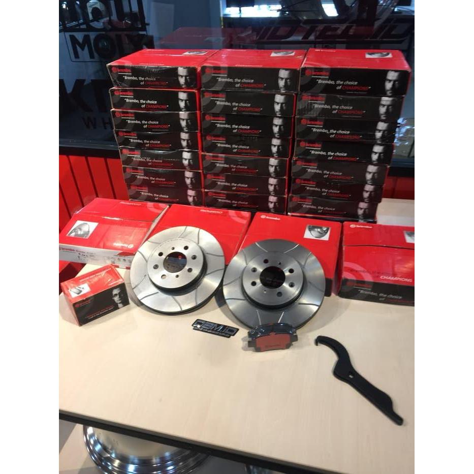 Brembo MAX Disc Brake Slotted Performance Mobilio Freed Brio Best Quality