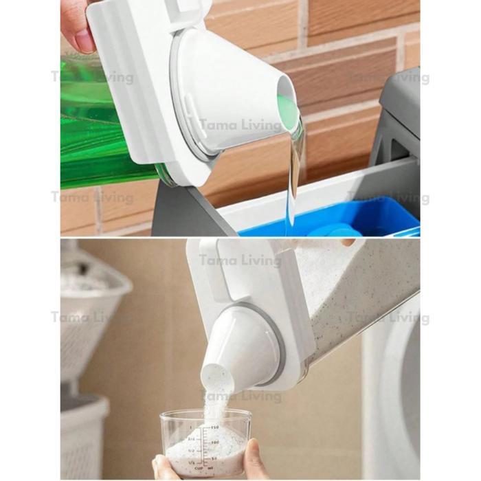 TAMA LIVING Nara Laundry Botol Refill Deterjen Laundry Organizer Botol Sabun Botol Refill Sabun