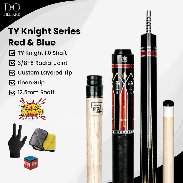 Stick Billiard TY KNIGHT SERIES Low Deflection Shaft Cue Stick Billiard / Stick TY Knight Series