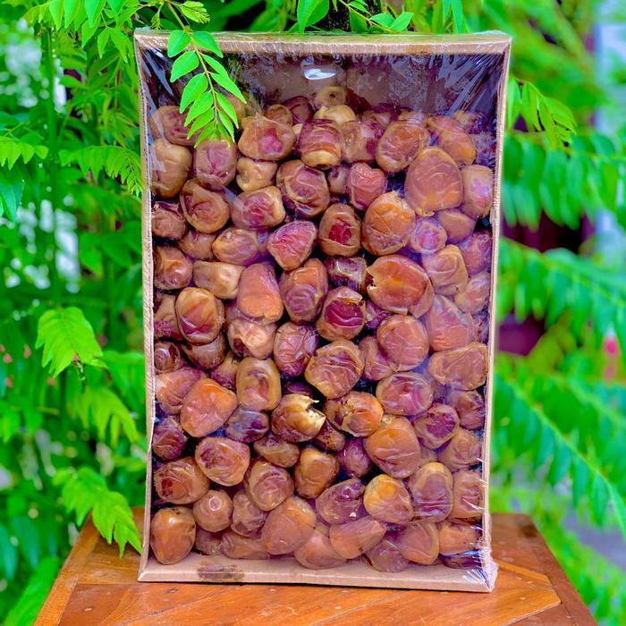 Rindu Haramain Kurma Raja Sukari Al Qassim Grade A 3Kg++ Kualitas Premium Buah Besar Warna Cerah