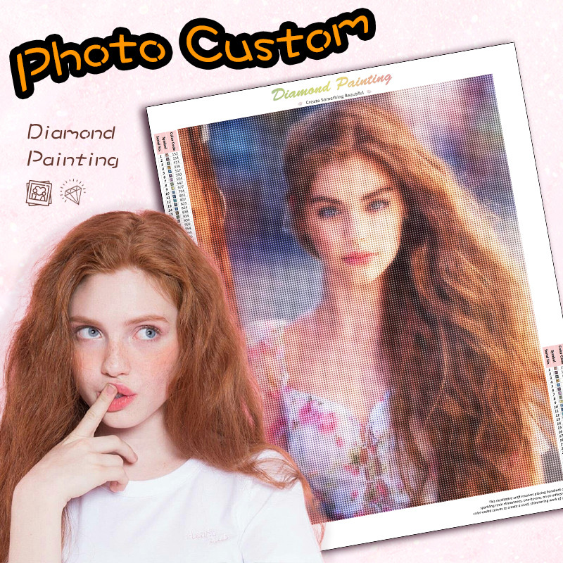 Gatyztory Photo Custom 5D Diy Diamond Painting Stitch Custom Mosaic Diamond Painting Full Diamond