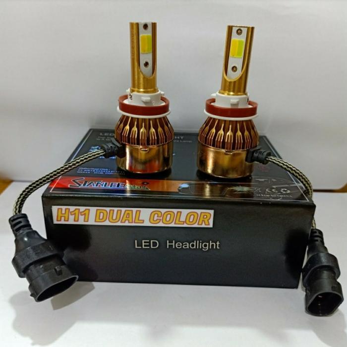 Bohlam Lampu Stanlee Star Led H8 H9 H11 H16 Dual 2 Warna (Fl2C)