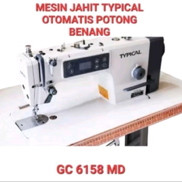 mesin jahit typical gc 6158md2 putus benang mesin aja ya - meja triplek/kaki impor/mesin lengkap - m